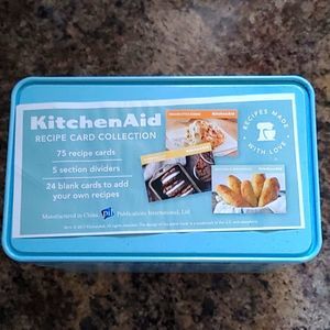 Kitchenaid recipe tin w/recipes